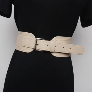 

Women corset belt new 2019 autumn winter coat wide belt cinturon mujer fashion waistband sexy red beige black belt