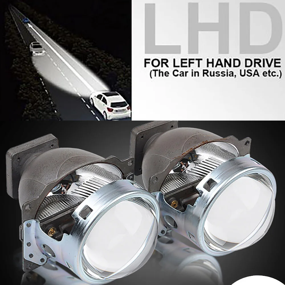 Left rudder driving LHD RHD HID Bi Xenon объектив проектора для фар автомобиля 3,0 Koito Q5 35 Вт можно использовать с D1S D2S D2H D3S D4S супер яркий - Цвет: Left rudder driving