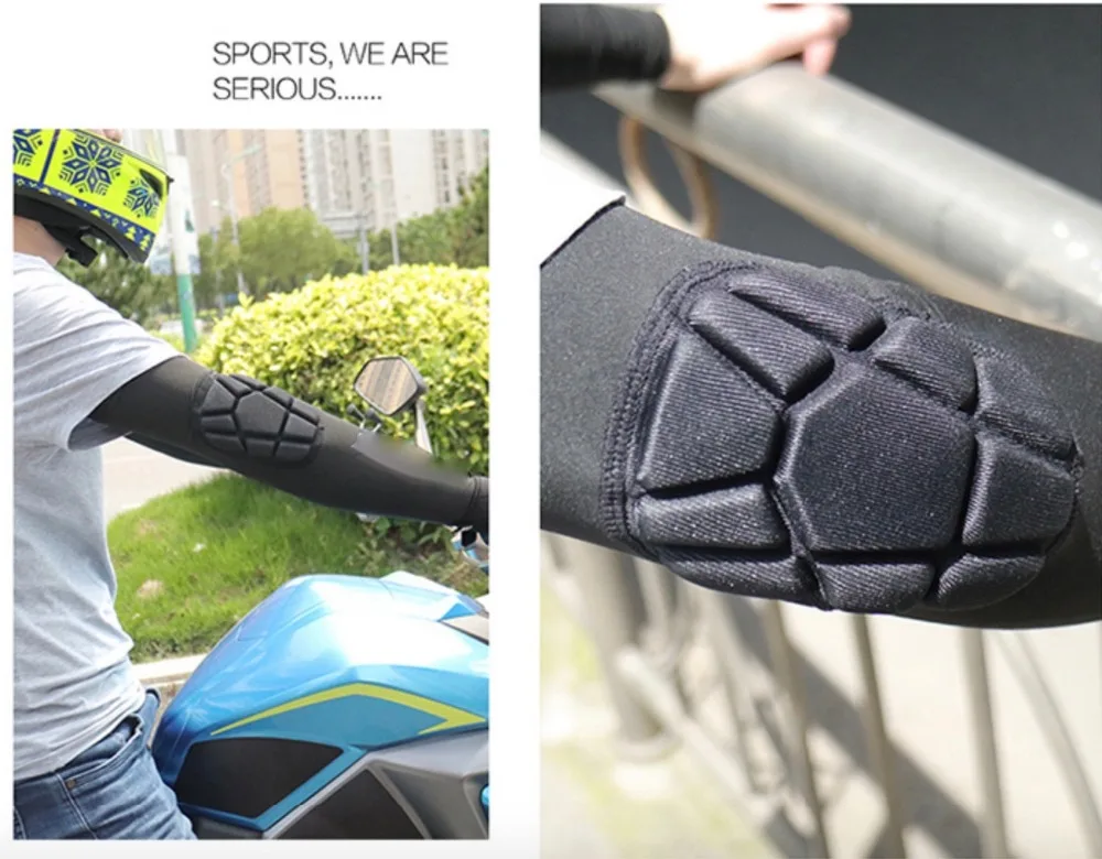 Stealth Breathable elbow Protector Crashproof Guards Pads Arm Sleeve 4