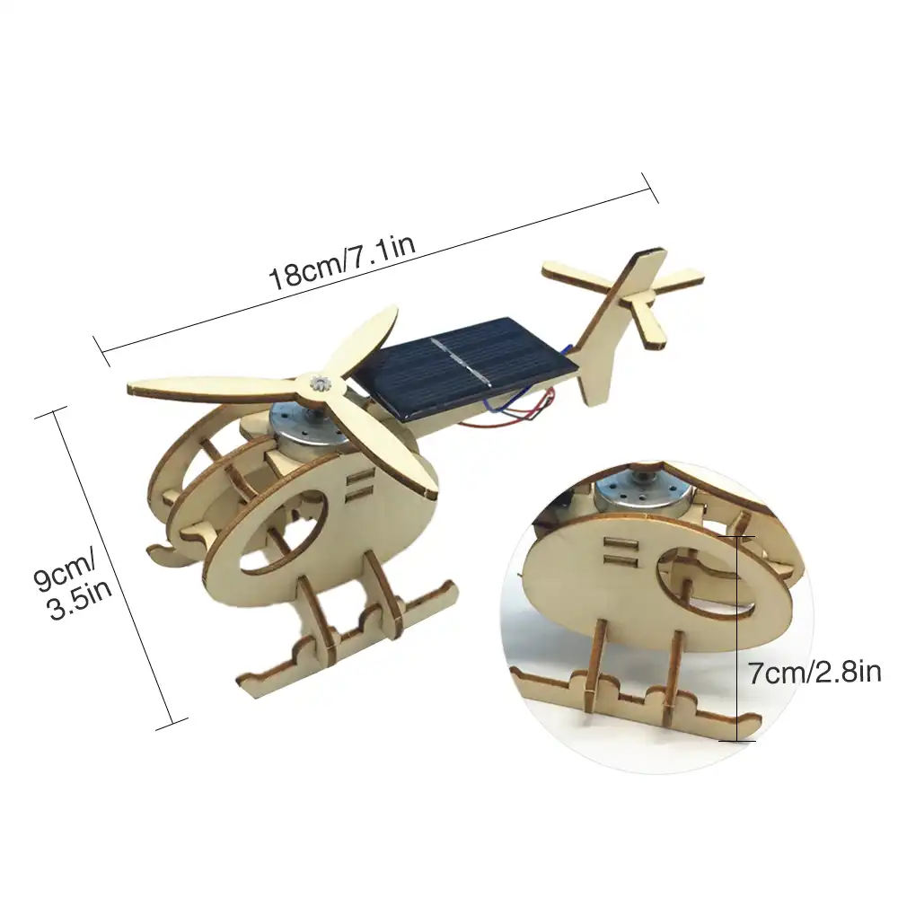solar powered helicopter toy