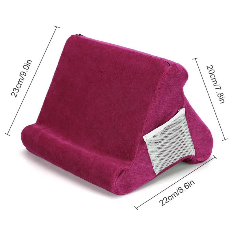 

Tablet Cushion Stand Multi-Angle Soft Pillow Lap Stand Tablet Stand Pillow Holder For IPads