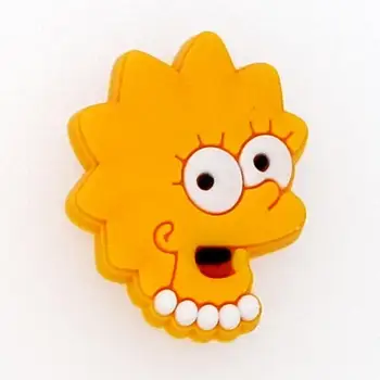 

10pcs Funny Yellow Man Cartoon Figures Humorous Family Shoes Accessories Bracelet Ornaments XH-48