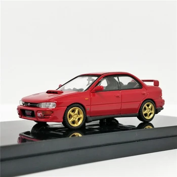 

1:64 Hobby Japan Subaru Impreza WRX GC8 Type RA STi Version II Active Red Diecast Model Car