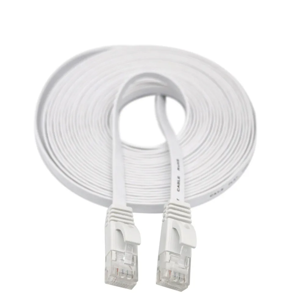 Factory Price! !1m/2m/3m/5m/10m/15m/20m Rj45 Cat6 Ethernet Network Lan  Cable Flat Utp Patch Router Interesting Lot High Quality - Ethernet Cables  - AliExpress