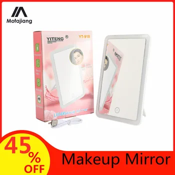 

Makeup Mirror with LED Light Cosmetic Mirror with Touch Dimmer Switch Make Up Mirror Operated Stand for Tabletop Bathroom Travel