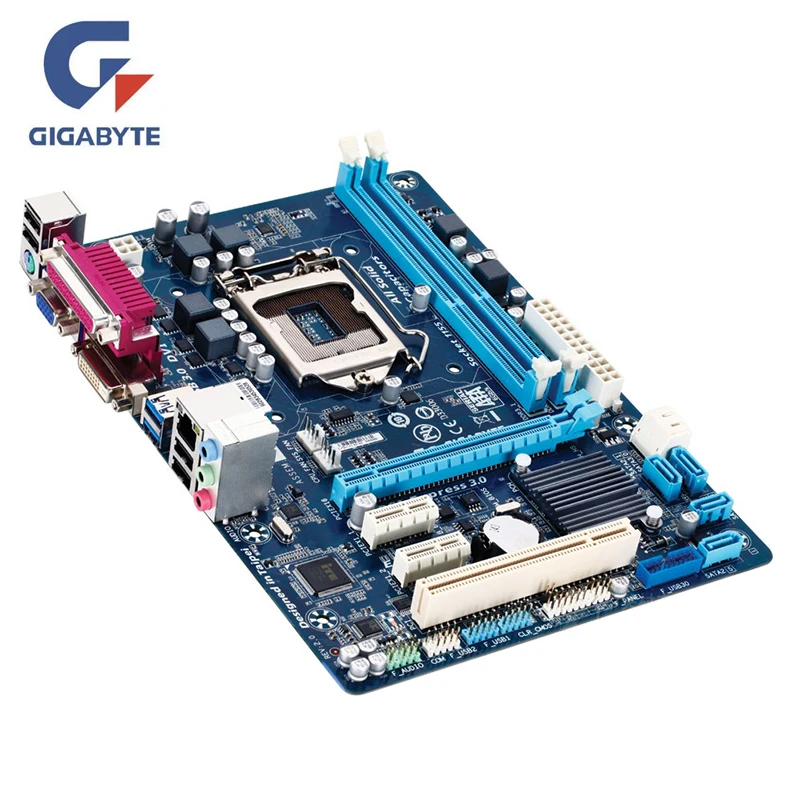 Материнская плата Gigabyte B75 desktopl + процессор i7 3770 вентилятор Intel LGA 1155 DDR3 USB2.0 USB3.0