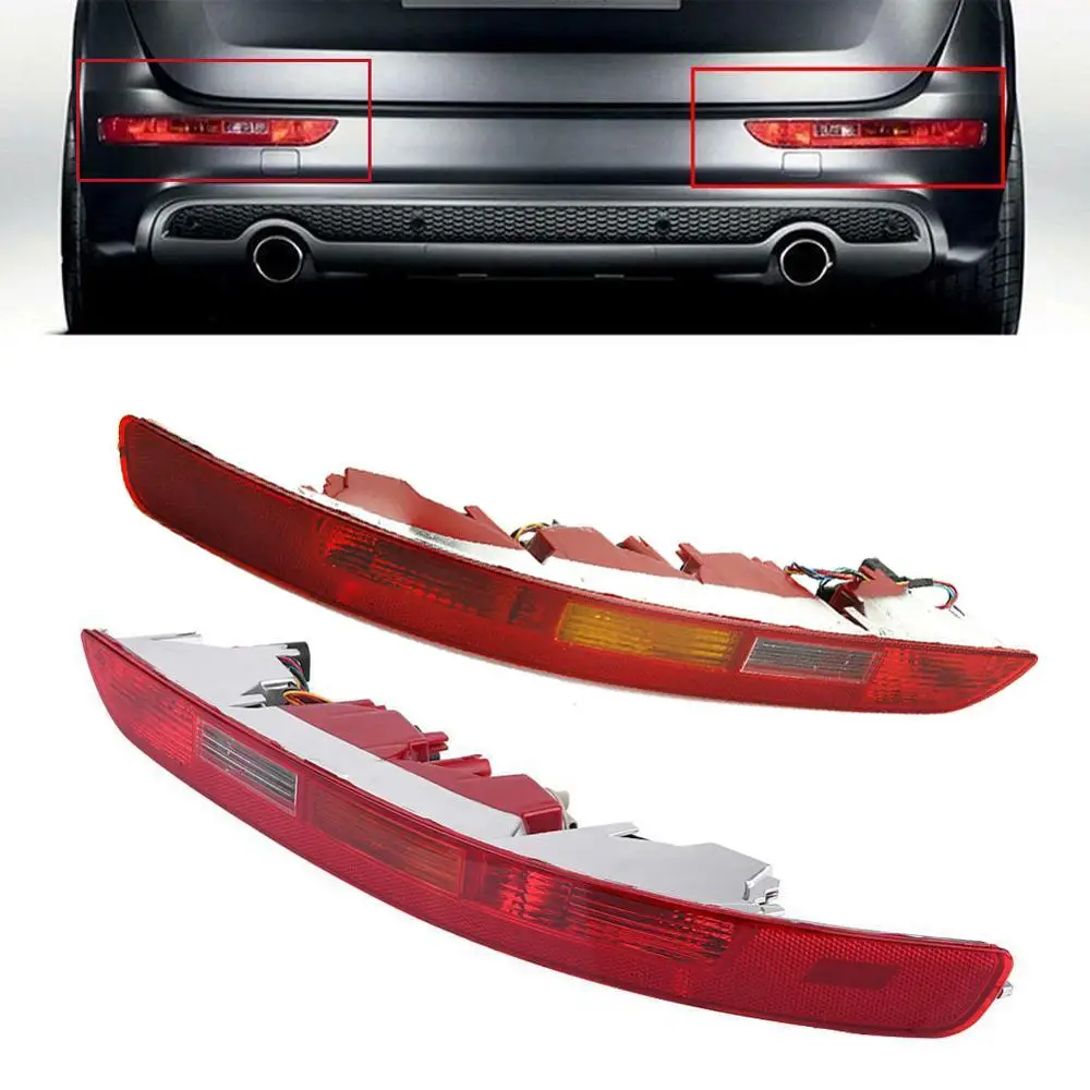 Left Side Car Lower Reflector Rear Tail Bumper Light Lamp Red For Audi Q5 2009