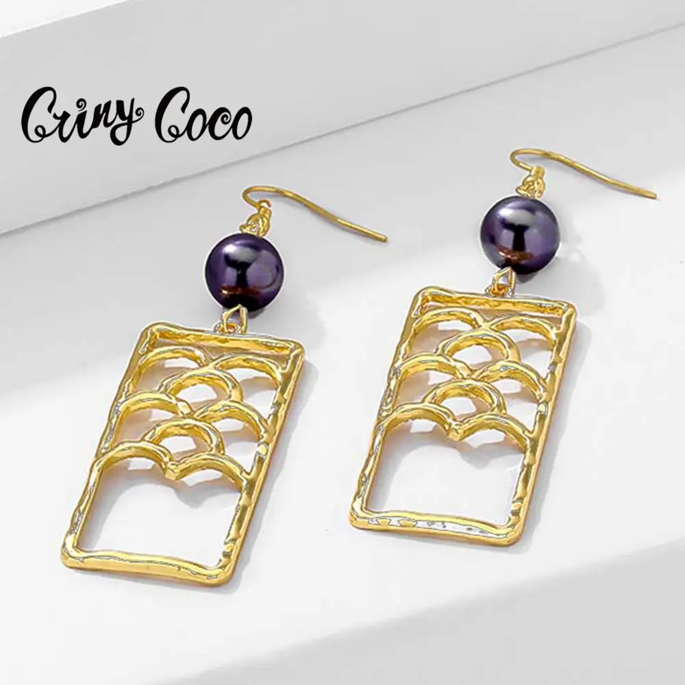 Cring Coco Гавайские полинезийские Висячие серьги для женщин модные украшения 2020