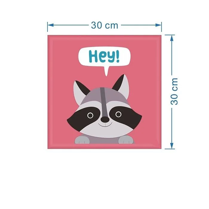 thumbnail image 1 of Pegatinas de pared con dibujos de animales en 3D, estéreo, anticolisión, cabeceros, bolsa suave, decoración de tatami, habitación de niños, cabecero de cama 135, 1 of 5