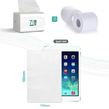 

3 Packs Disposable Paper Towels Wood Pulp Pumping Paper Facial Tissue Paper 3 layers thickened Bathroom Toilet Tissue for Home M