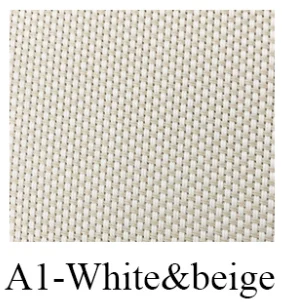 A1 White and beige EWAY CASA рулонные солнцезащитные шторы с направляемой направляющей для улицы 5% открытость роликовые шторы водонепроницаемые роликовые шторы NO_RB_OR - Цвет: A1 White and beige