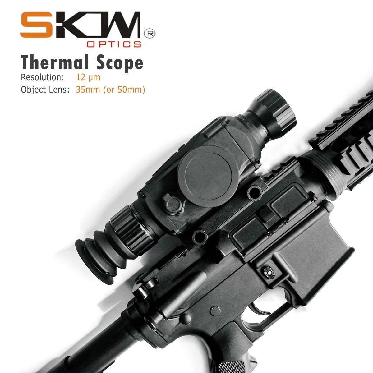 Skwoptics 1-2-4X35 термальный 12 мкм визуальный прицел