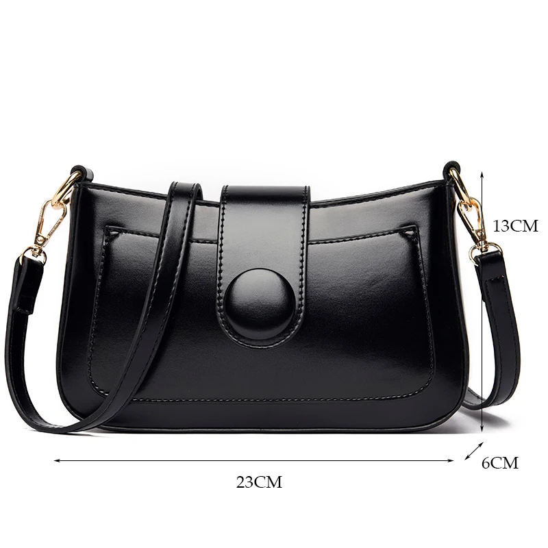 Fashion Small Shoulder Bag for Women Soft Leather Crossbody Bags Luxury Handbags Double Shoulder Straps Women Bags Designer