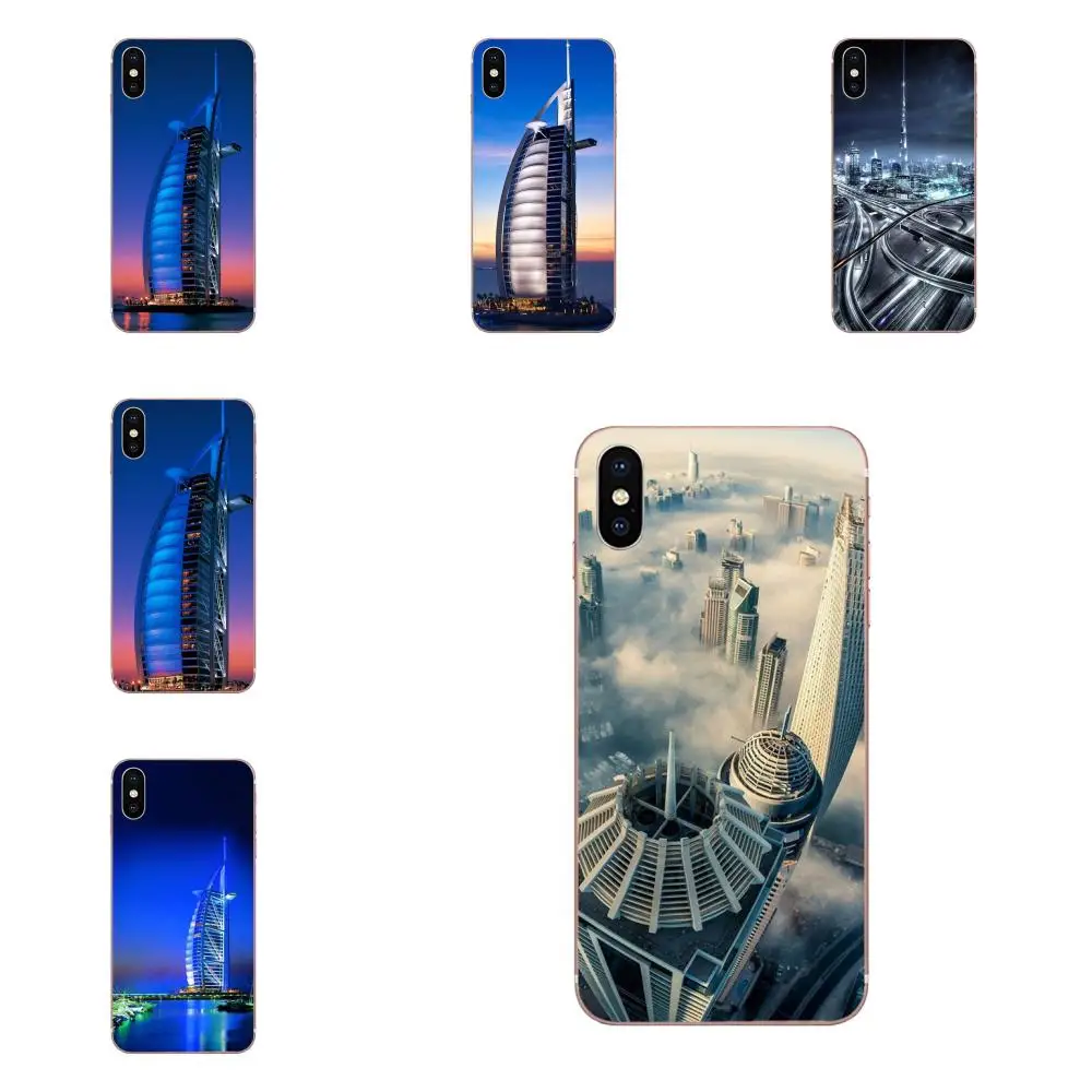 Мягкий ТПУ новый стиль для Huawei P7 P8 P9 P10 P20 P30 Lite Mini Plus Pro 2017 2018 2019 Дубай город