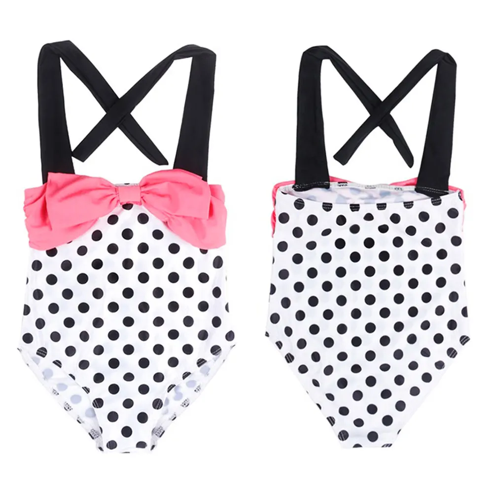 

Ephex Soft Swimwear Pool Girls Beachwear Comfortable Spandex Swim Children Swimwear Sexy Wave Point Beach Seaside