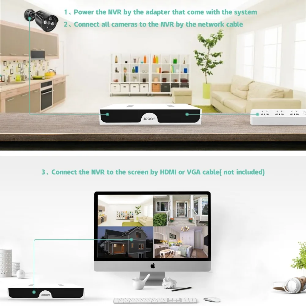 HDMI POE NVR Kit CCTV Security System 4MP (10)