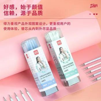 

Deli A865 Unisex Pen Refill Black and White with Pattern Water-based Paint Pen Replaceable Core Refill Bullet Pen Cartridge for