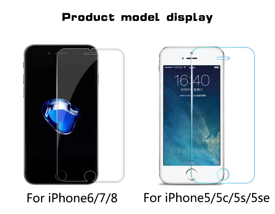 Gourde, защитное закаленное стекло для iphone 7, 8, 6, 6s Plus, X, XS, MAX, стекло для iphone xr, Защитное стекло для экрана iphone 7, 8, 5, 5S, SE