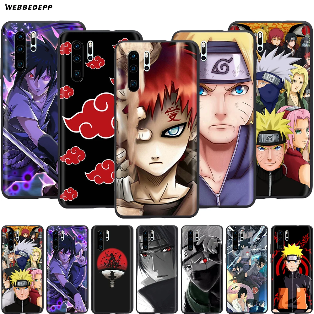 

Webbedepp Hokage Naruto Kakashi Case for Huawei P8 P9 P10 P20 P30 Lite Pro P Smart Z 2019 2019 Mini