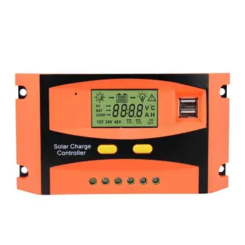 

Solar Panel Battery Regulator Automatic Solar Power Controller Intelligent PWM Charging Mode Temperature Compensation