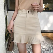 Горячая Распродажа, модная брендовая черная Милая женская одежда, мини-юбки, новинка, летняя юбка, тренд, темперамент, высокая талия, корейский стиль