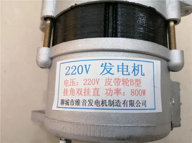 V шкивы 220v 1500w ватт мощная домашняя новая медная проволочная посылка с постоянным магнитом бесщеточный генератор переменного тока