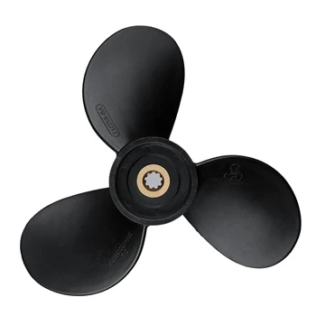 

Outboard Propeller 6E0-45941-01-El 7 1/2X8-Ba for Yamaha 4Hp-6Hp Plastic Alloy 3 Blade Black 9 Spline Tooth
