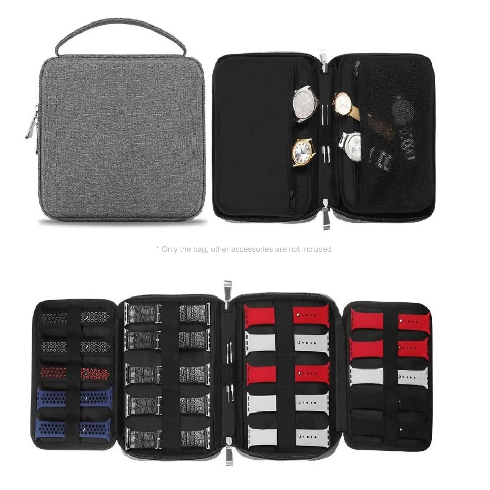Buy Now HOT SALES!!! New Arrival Portable Watch Band Strap Organizer Storage Bag USB Cable Carrier Travel Handbag Wholesale Dropshipping