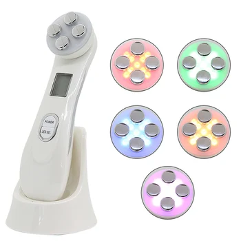 

5in1 RF EMS LED Photon Light Beauty Device Anti Aging Face Lifting Tightening Eye Facial Skin Care Tools Support Dropshipping