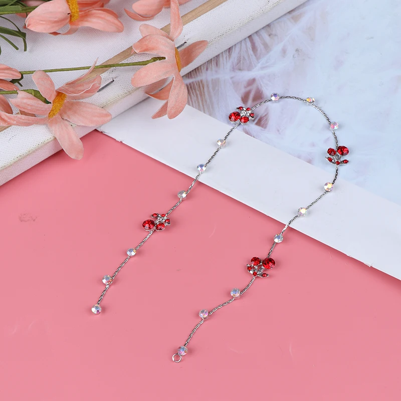 New Girl Hair Extension Rhinestone Tool Glitter braid hairpin Bridal Wedding Hair Accessories - Цвет: as picture