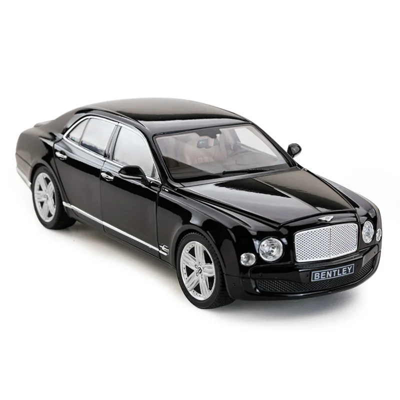 1:18 высокое моделирование Bentley мушан Сплав статическая модель автомобиля 6 открытая коллекция подарки для детей