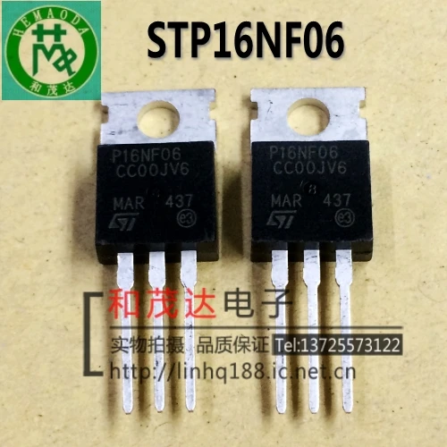 Новый и оригинальный STP16NF06 P16NF06 MOS
