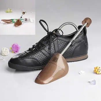 

Men Spring Loaded Plastic Mens Shoe Trees Support Stretcher Shaper Plastic New Fashion High Quality Male Shoes Trees Brown