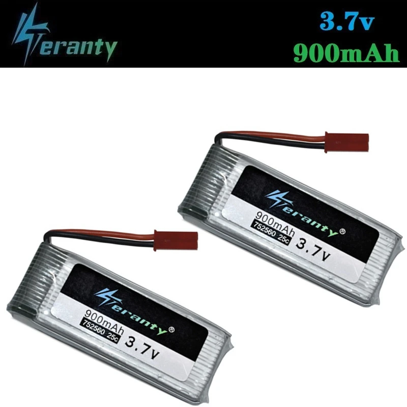 Аккумулятор 3 7 в 900 мАч 752560 для X5 X5C X5SC 8807 Вт A6 A6W M68 аккумулятор lipo Дронов запчасти