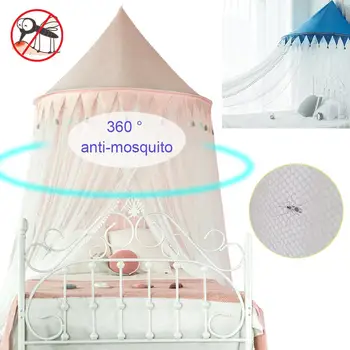 

Ceiling Princess Wind Mosquito Net Free Installation Ceiling Bed Mantle Home Boy Girl Mosquito Net Children's Room Decoration