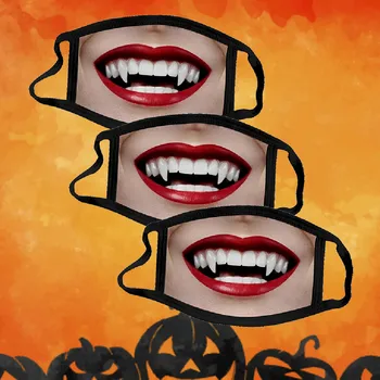 

3PCS Kids Halloween Windproof Face Mask Face Shield Cloth Face Shield Reusable Breathable Mouth Mask Washable mondmaskers