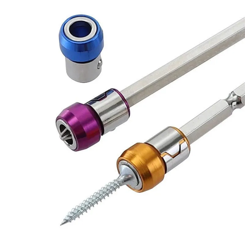 3PCS Magnetizer Ring Universal 21mm Removable Magnetizer Ring Magnetic Steel Screwdriver Bit 30NOV1804