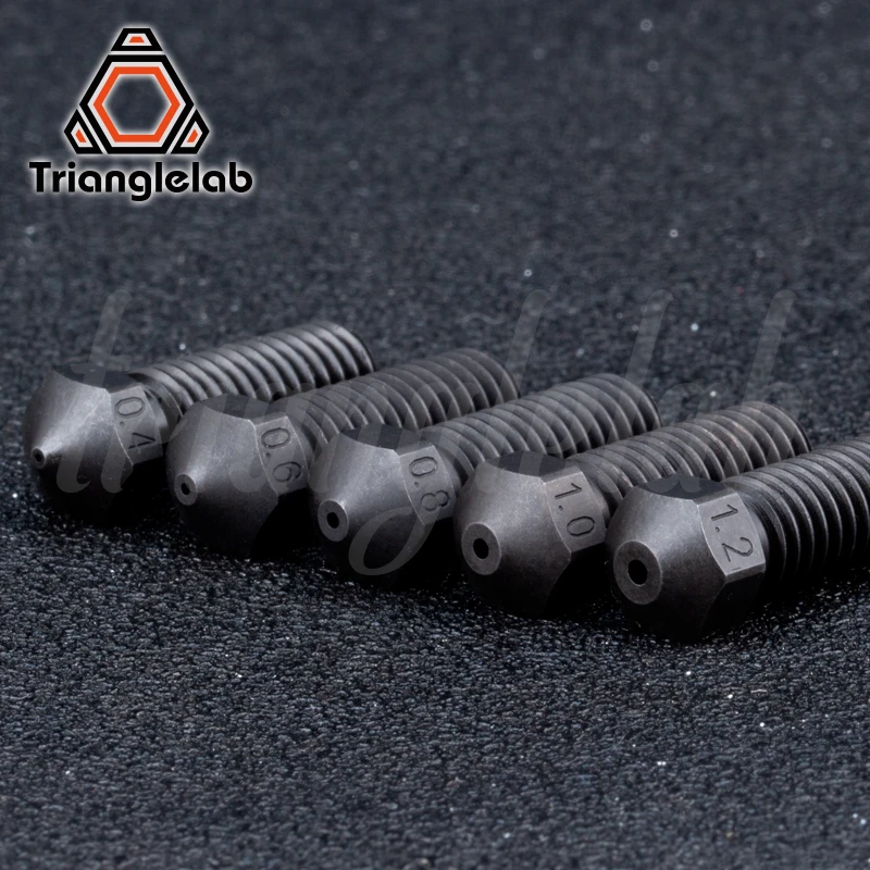Trianglelab-aço Endurecido T-vulcão Bicos Impressão 3d de Alta Temperatura Pei Peek Filamento de Fibra de Carbono Hotend - Imagem 2