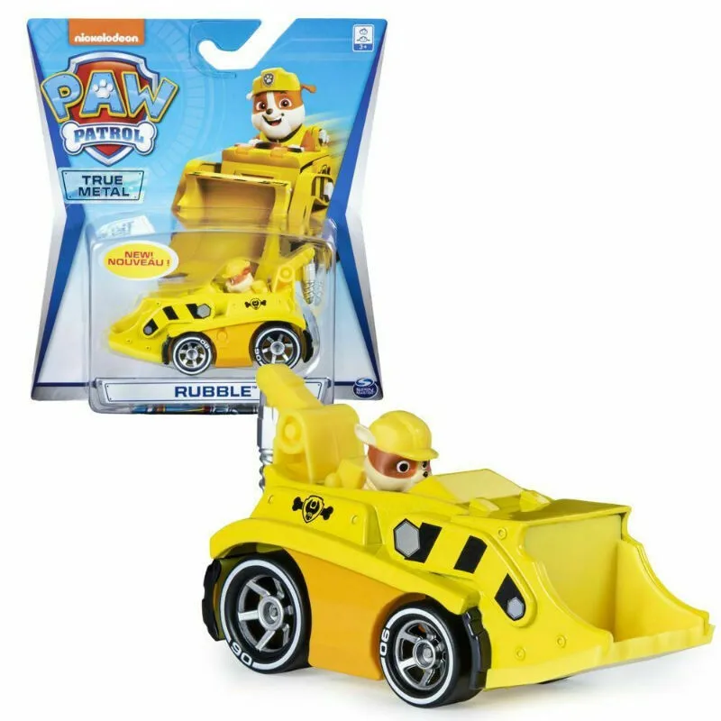 

Genuine Paw Patrol Toy Gift Child Birthday Gift Anime Character Rubble Action Figure Alloy Model Child Birthday Gift