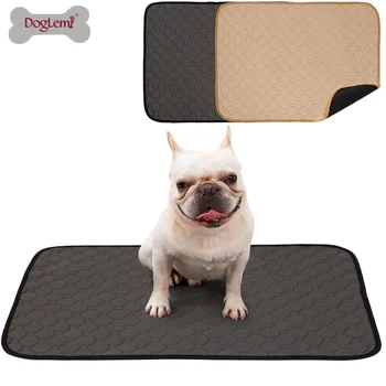 

Doglemi Washable Pet Dog Cat Pee Pads Mat Waterproof Puppy Training Pad Reusable Dog Pee Pad for dog cat toilet litter box clean