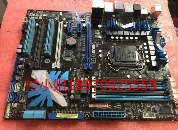 Оригинальная материнская плата ASUS P7P55D EVO LGA 1156 DDR3 для I5 I7 16 Гб USB2.0 P55 настольная