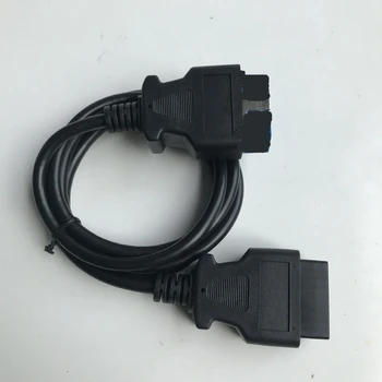 

connector obd2 16 pin female public extend cable 1.2m length 16 pin to 16 pin obd ii connect adapter cable