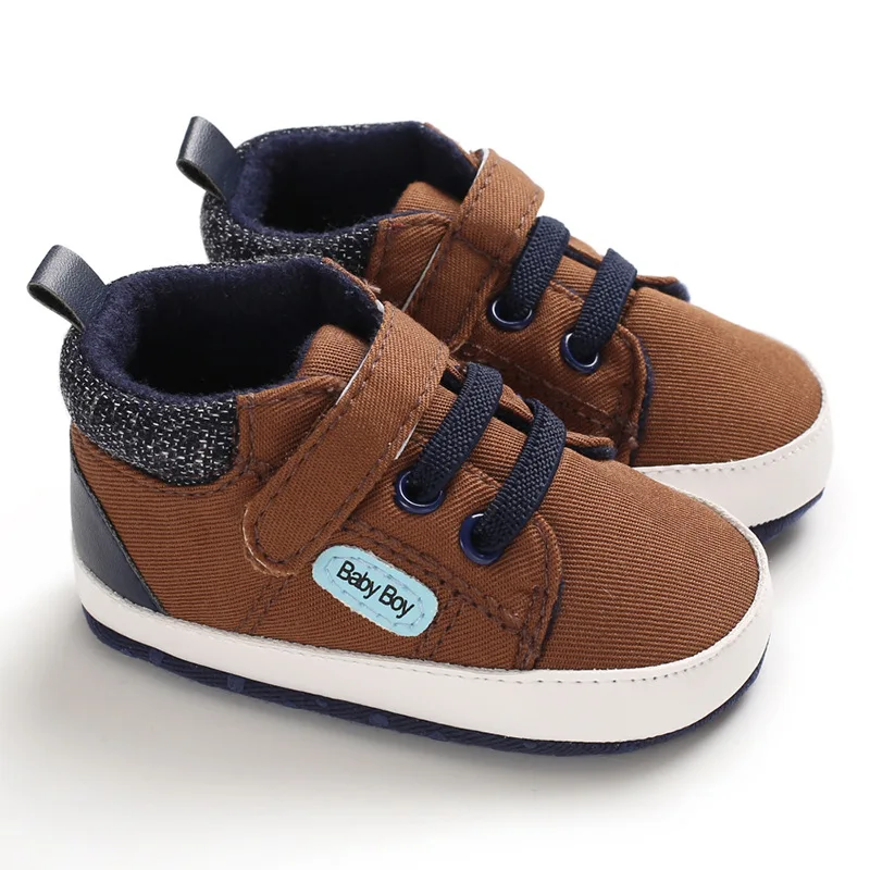 Г. Новая весенне-Осенняя обувь для мальчика от 0 до 1 лет парусиновая обувь повседневная детская обувь с мягкой подошвой для малышей Первые ходунки для малышей