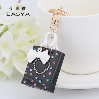 

Q-Bag Creative Versatile Paint Spraying Fashion Rhinestone Buckle Gift Cute Pendant Decorative Pendant Car Key Key