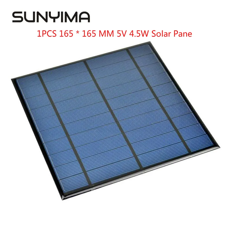 Солнечная эпоксидная фотоэлектрическая панель SUNYIMA 5 В 4 Вт поликристаллические