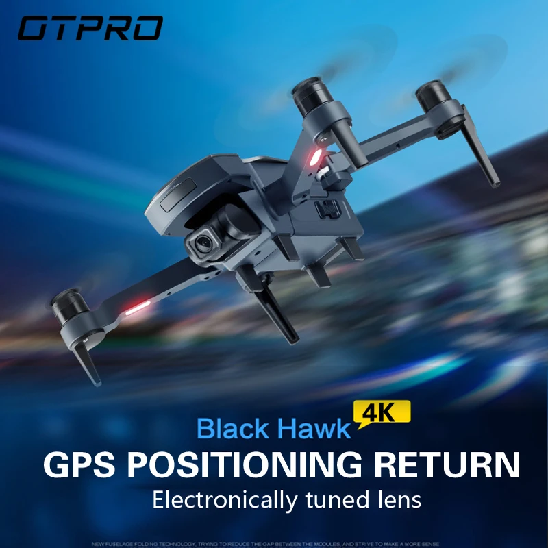 OTPRO мини-Дрон gps 5,8G 1 км Складная рукоятка FPV с камерой 4K UHD 1080P RC Дрон Квадрокоптер RTF высокоскоростной Дрон Вертолет НЛО