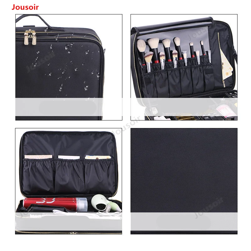 Профессиональная сумка для хранения ногтей тату макияж художника toolbox с макияж Водонепроницаемая портативная косметичка CD50 T03