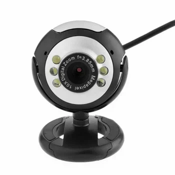 

18MP HD Webcam with Built-in Microphone Web Camera LED Night USB Webcam with Microphone for Win 8 7 XP