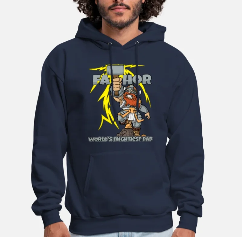 World's Mightiest Dad - Viking Father Unisex Hoodie