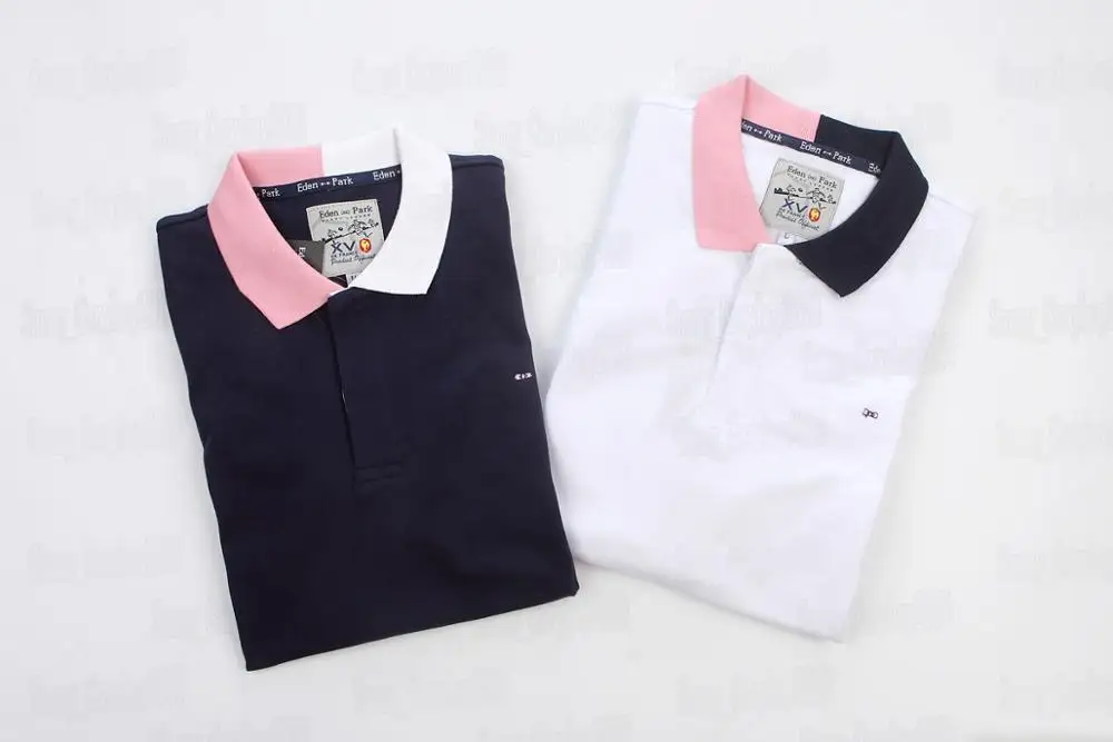 Мужские поло, Homme Polo, короткий рукав, EdenPark, лето, солнечный свет, дышащий хлопок, высокое качество, модный Повседневный стиль, большие размеры M до 3XL, EdenPark